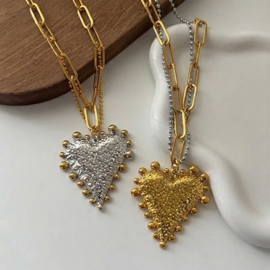 Big heart necklace