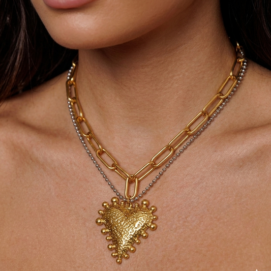 Big heart necklace